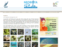 Tablet Screenshot of neobiota.info